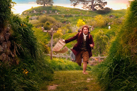 Bilbo Baggins in the shire