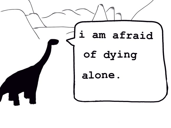 millennial dinosaur is afraid of things she can't control millennial dinosaur is afraid of things she can't control 